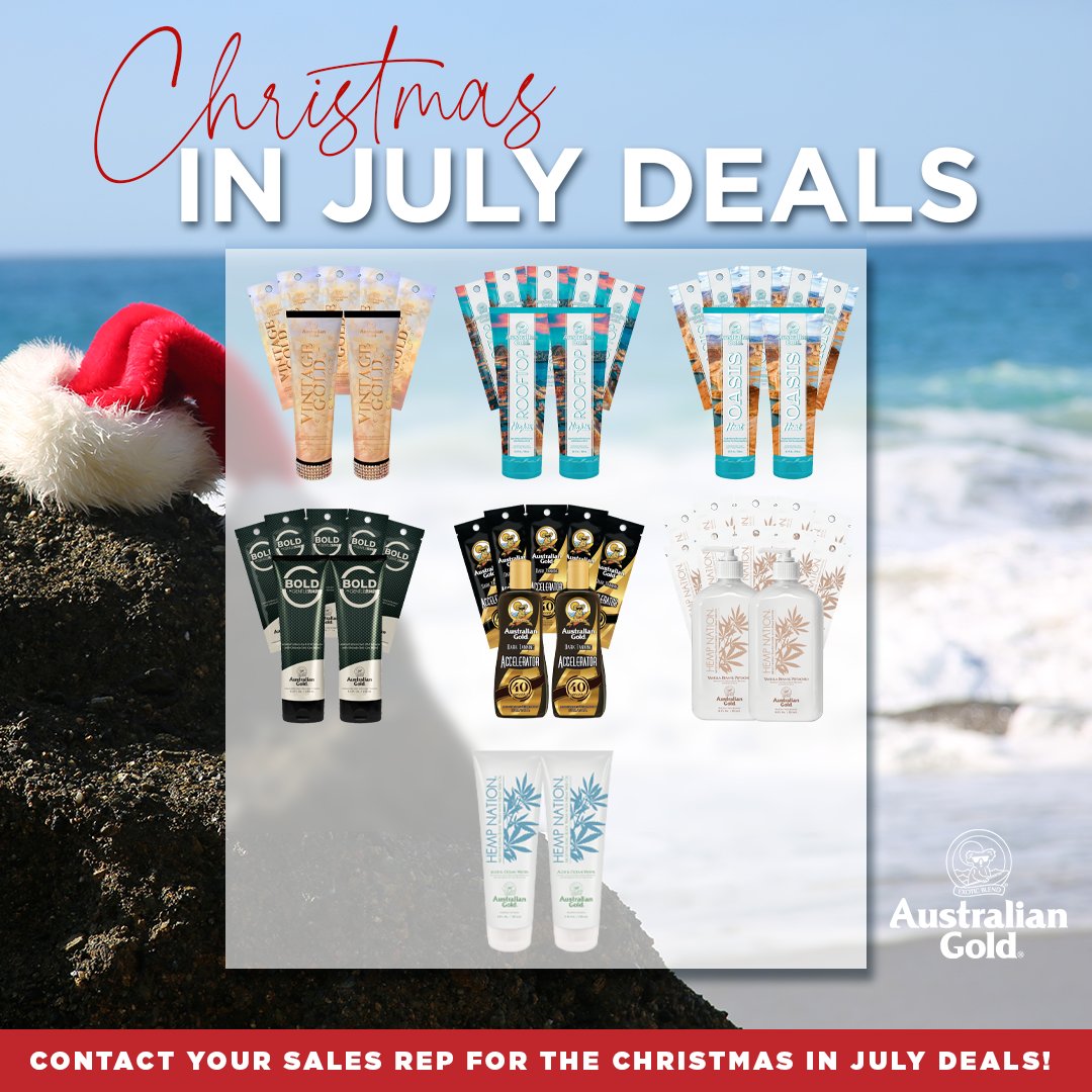 It’s Christmas in July! 🎅☀️

We’re bringing the cheer early with festive deals, summer surprises, and all the joy you didn’t know you needed mid-year! Contact your rep for all the details and stay tuned for more deals dropping soon!