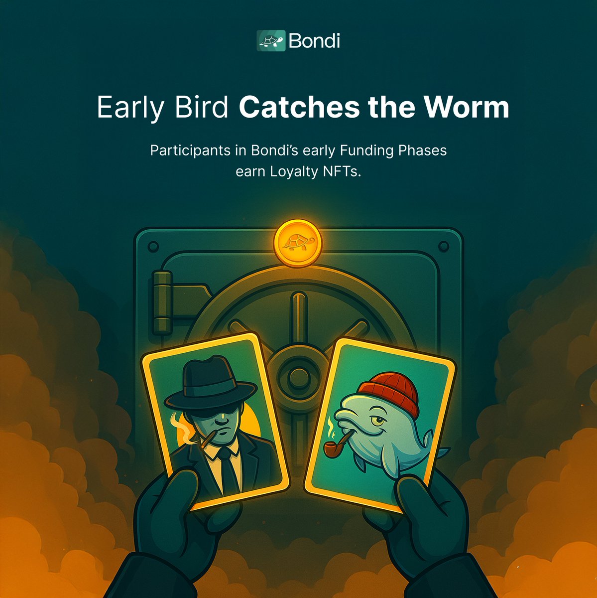 Get in early. Get what others won’t.
Bondi Loyalty NFTs are reserved for early supporters.
They’re not just rare they’re a head start.

app.bondifinance.io