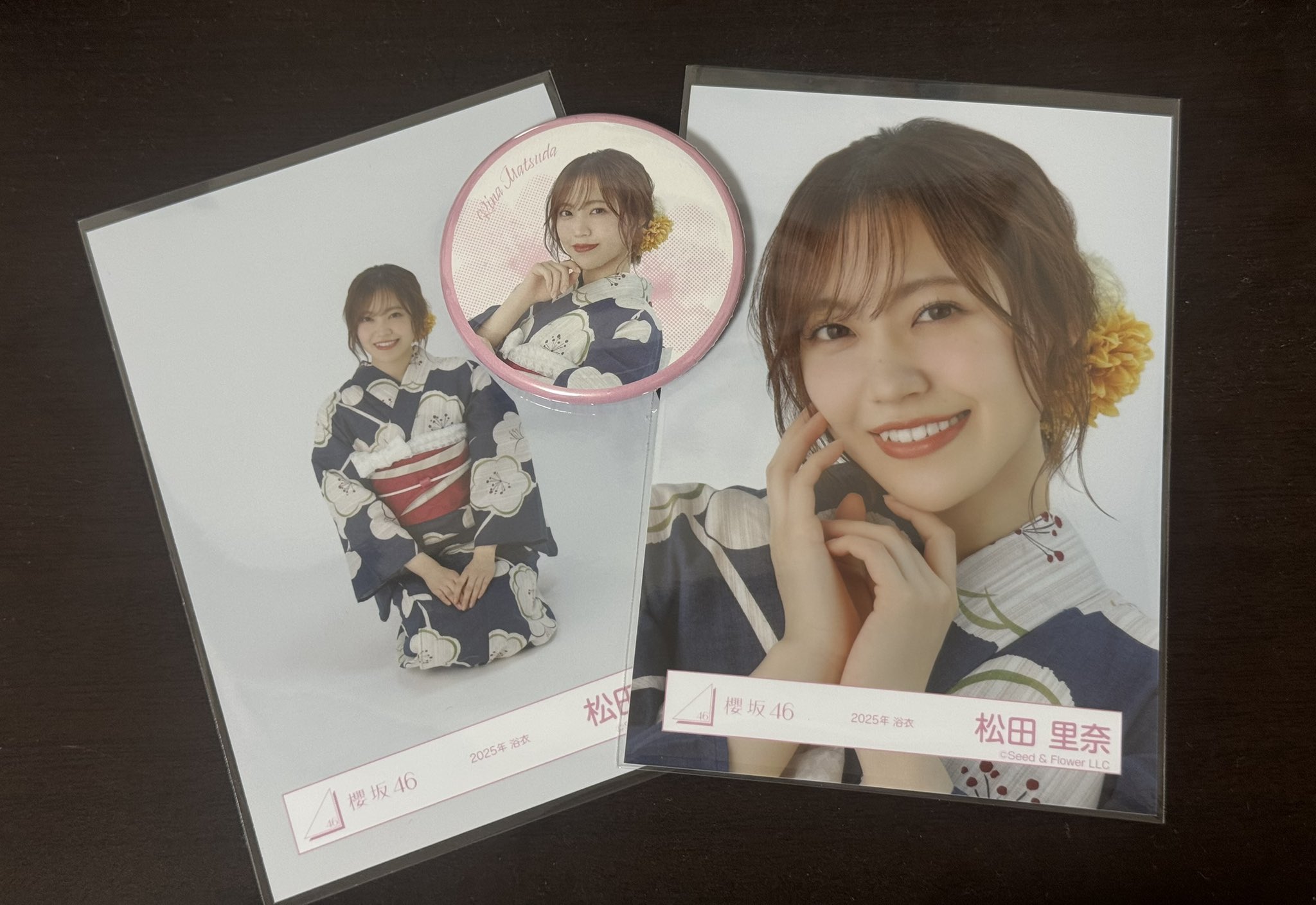 櫻坂46 松田里奈 ポストカード 直筆 サイン 最終値下げ松田里奈（櫻坂46）直筆サインポラ＆直筆サイン入り