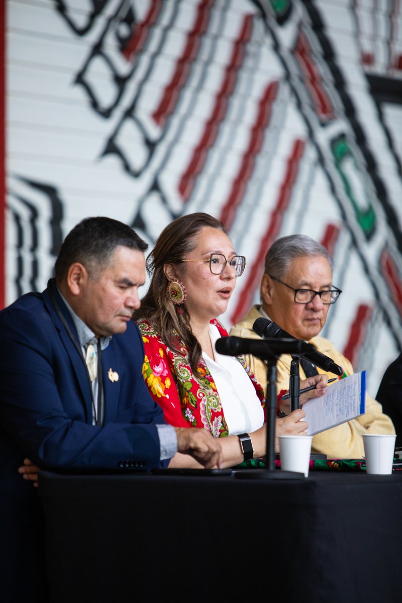 GCIndigenous's tweet image. July 16-17, 2025 — The Honourable Mandy Gull-Masty, Minister of Indigenous Services, took part in the First Nations Summit on the One Canadian Economy Act, connecting with partners and participants in Gatineau, Quebec.