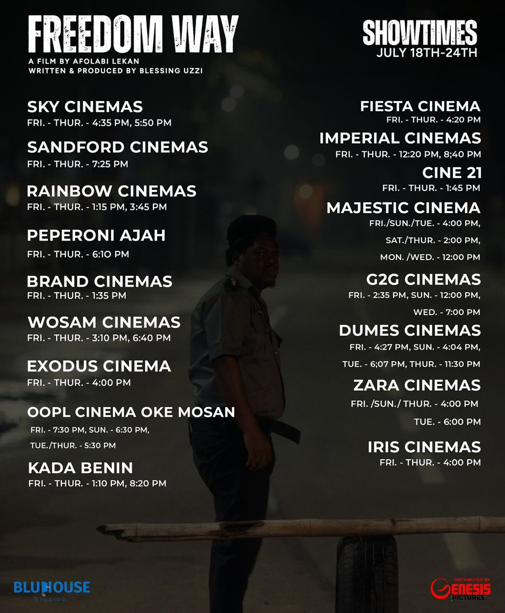 Now showing #freedomwayfilm
