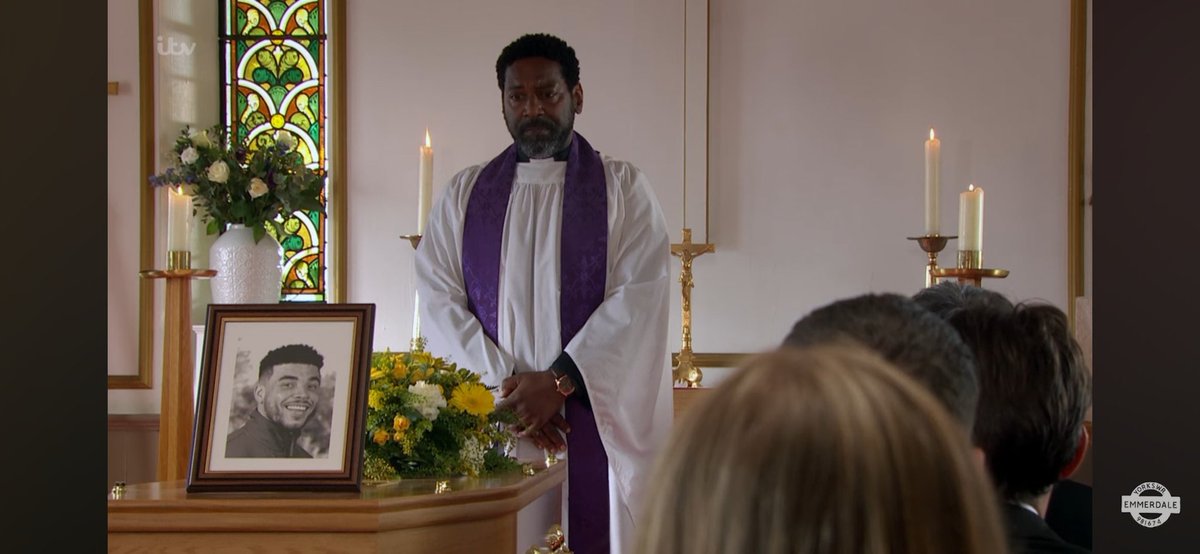Nate's funeral. 💔 <a href="/emmerdale/">Emmerdale</a> @itvxofficial 
—
Did you watch last night's episode? Did you like it? It was a good one. Fuelled with emotions and dark undertones. Well done to <a href="/amywalsh/">Anxiety Goblin</a>, #jeffhordley, @carrylthomas, #oliverfarnworth and everyone involved.