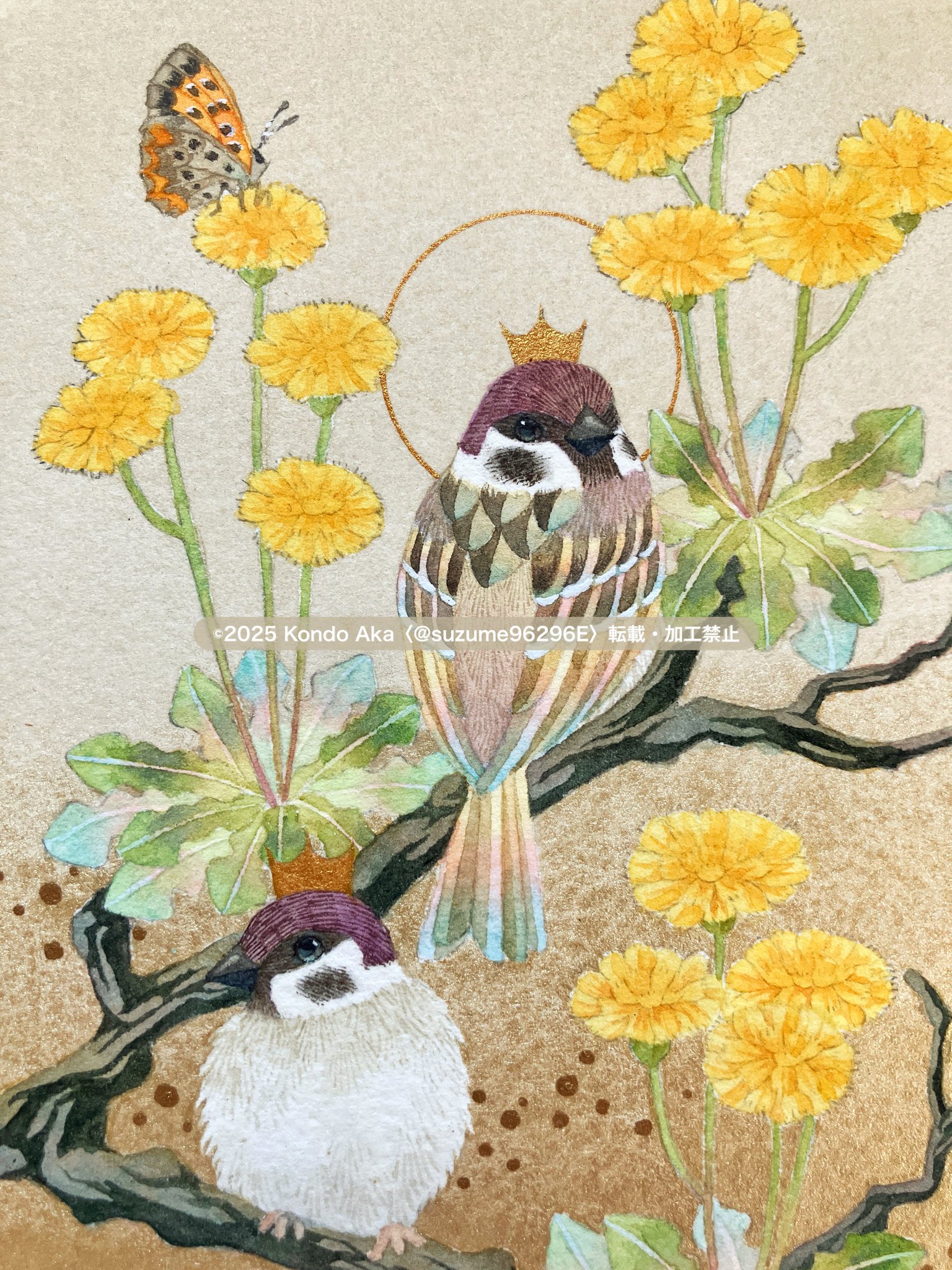 近藤 朱｜絵とか刺繍とか on X: 