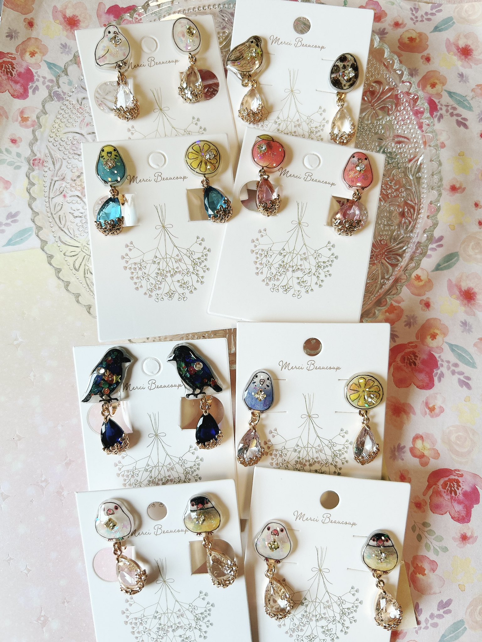 ハンドメイド(13)　はり絵5点セット ハンドメイド(13) はり絵5点セット