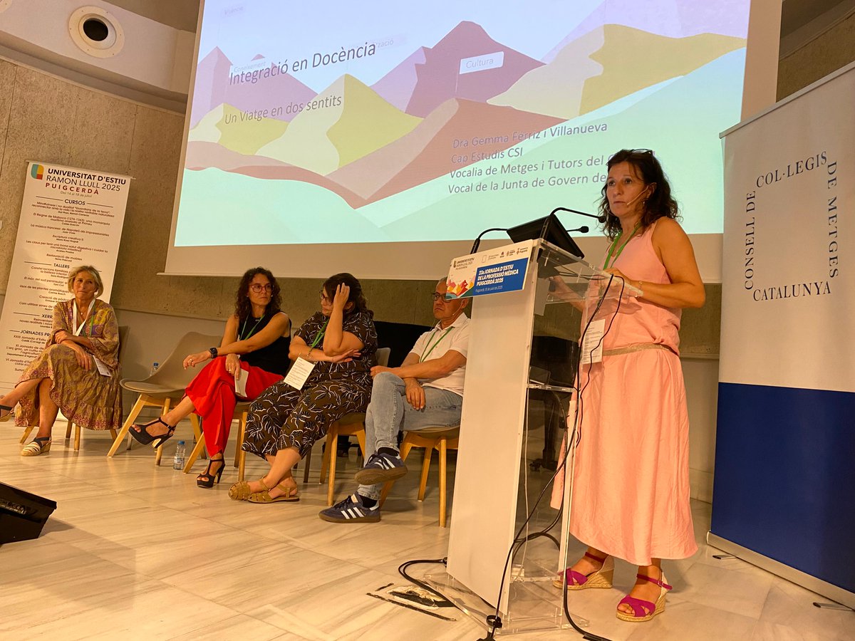 Consell de Col·legis de Metges de Catalunya - CCMC (@ccmc_metgescat) on Twitter photo <a href="/COMLLEIDA/">Col·legi de Metges de Lleida</a> <a href="/aucercerdanya/">AUCer</a> <a href="/HospiCerdanya/">Hospital de Cerdanya</a> <a href="/samitierjosep/">Josep Samitier</a> <a href="/IBECBarcelona/">IBEC</a> <a href="/josep_vilaplana/">Josep Vilaplana</a> <a href="/COMGirona/">COL·LEGI METGES GI</a> <a href="/EDescals/">Elisabet Descals</a> <a href="/icscat/">ICS. Generalitat</a> <a href="/xeniaacebes/">Xenia Acebes Roldan</a> <a href="/HospitalSantPau/">Sant Pau - Campus Salut Barcelona</a> <a href="/LlonchMireia/">Mireia Llonch</a> <a href="/salutcat/">Salut</a> <a href="/FontquerniAnna/">Anna Fontquerni</a> <a href="/semgencat/">SEM. Generalitat</a> <a href="/acarreresm/">Anna Carreres</a> <a href="/hgermanstrias/">Hosp. Germans Trias</a> <a href="/MSerrarols/">Marta Serrarols i Soldevila</a> <a href="/FagesIcs/">Ester Fages</a> <a href="/primariaicscat/">Atenció Primària i a la Comunitat de l'ICS</a> <a href="/eapsardenya/">eap | sardenya</a> <a href="/BBilbeny/">Beatriu Bilbeny</a> <a href="/EAPVIC/">EAP VIC</a> <a href="/jpalacinp/">Jose Maria Palacin</a> <a href="/MartaAymerich/">Marta Aymerich</a> <a href="/UOCuniversitat/">UOCuniversitat</a> <a href="/EBisbe/">Elvira bisbe</a> <a href="/COMBarcelona/">Col·legi Metges BCN</a> <a href="/HospitaldeBerga/">Hospital de Berga</a> <a href="/ICO_oncologia/">Institut Català d'Oncologia</a> <a href="/ConsorciCSI/">Consorci Sanitari Integral</a> <a href="/hbellvitge/">Hospital Universitari Bellvitge | HUB</a> <a href="/idibell_cat/">IDIBELL</a> <a href="/mariachine/">Maria Chine Segura</a> <a href="/harnaulleida/">Hospital Universitari Arnau de Vilanova</a> 🗨️Gemma Férriz, MFiC <a href="/ConsorciCSI/">Consorci Sanitari Integral</a> i vocal de la Junta del CoMB, parla de la integració en docència: "Falten i faltaran especialistes. Hem d'exigir una anàlisi responsable i una bona planificació. S'han de prendre decisions sobre quina organització sanitària volem"
#Puigcerdà25 <a href="/COMLLEIDA/">Col·legi de Metges de Lleida</a> <a href="/aucercerdanya/">AUCer</a> <a href="/HospiCerdanya/">Hospital de Cerdanya</a> <a href="/samitierjosep/">Josep Samitier</a> <a href="/IBECBarcelona/">IBEC</a> <a href="/josep_vilaplana/">Josep Vilaplana</a> <a href="/COMGirona/">COL·LEGI METGES GI</a> <a href="/EDescals/">Elisabet Descals</a> <a href="/icscat/">ICS. Generalitat</a> <a href="/xeniaacebes/">Xenia Acebes Roldan</a> <a href="/HospitalSantPau/">Sant Pau - Campus Salut Barcelona</a> <a href="/LlonchMireia/">Mireia Llonch</a> <a href="/salutcat/">Salut</a> <a href="/FontquerniAnna/">Anna Fontquerni</a> <a href="/semgencat/">SEM. Generalitat</a> <a href="/acarreresm/">Anna Carreres</a> <a href="/hgermanstrias/">Hosp. Germans Trias</a> <a href="/MSerrarols/">Marta Serrarols i Soldevila</a> <a href="/FagesIcs/">Ester Fages</a> <a href="/primariaicscat/">Atenció Primària i a la Comunitat de l'ICS</a> <a href="/eapsardenya/">eap | sardenya</a> <a href="/BBilbeny/">Beatriu Bilbeny</a> <a href="/EAPVIC/">EAP VIC</a> <a href="/jpalacinp/">Jose Maria Palacin</a> <a href="/MartaAymerich/">Marta Aymerich</a> <a href="/UOCuniversitat/">UOCuniversitat</a> <a href="/EBisbe/">Elvira bisbe</a> <a href="/COMBarcelona/">Col·legi Metges BCN</a> <a href="/HospitaldeBerga/">Hospital de Berga</a> <a href="/ICO_oncologia/">Institut Català d'Oncologia</a> <a href="/ConsorciCSI/">Consorci Sanitari Integral</a> <a href="/hbellvitge/">Hospital Universitari Bellvitge | HUB</a> <a href="/idibell_cat/">IDIBELL</a> <a href="/mariachine/">Maria Chine Segura</a> <a href="/harnaulleida/">Hospital Universitari Arnau de Vilanova</a> 🗨️Gemma Férriz, MFiC <a href="/ConsorciCSI/">Consorci Sanitari Integral</a> i vocal de la Junta del CoMB, parla de la integració en docència: "Falten i faltaran especialistes. Hem d'exigir una anàlisi responsable i una bona planificació. S'han de prendre decisions sobre quina organització sanitària volem"
#Puigcerdà25