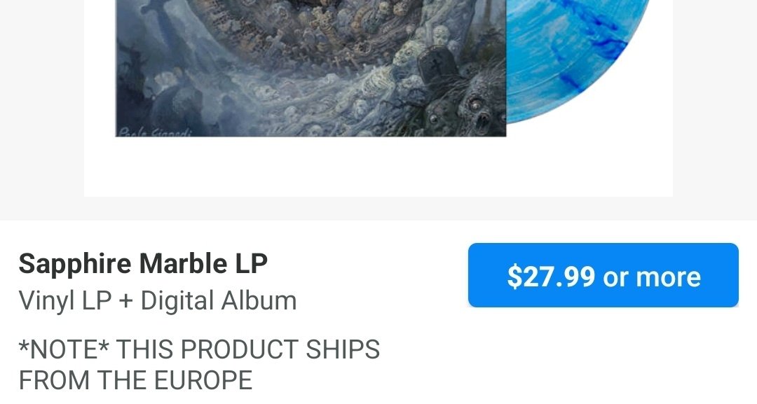 If you want the vinyl but don't want to pay $20 shipping from "the Europe", carbonized records has standard US rates