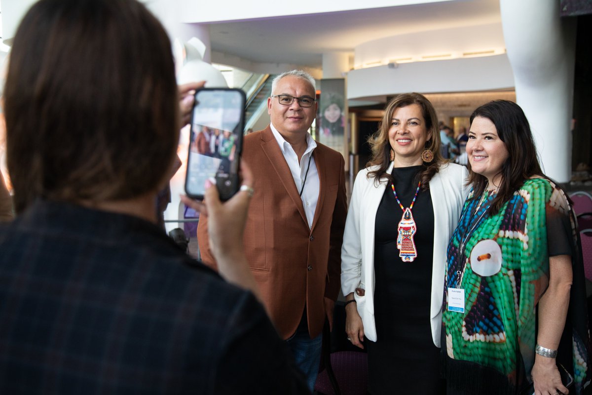 GCIndigenous's tweet image. The Honourable Rebecca Chartrand, Minister of Northern and Arctic Affairs, joined leaders and community representatives at the First Nations Summit on the One Canadian Economy Act in Gatineau, QC, on July 16-17, 2025.