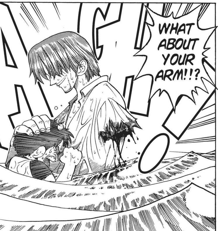JasonKieffer1's tweet image. Kaido (full power and bloodlusted)
Vs
Shanks without Gryphon (this image is Shanks the last time he didn’t have Gryphon)