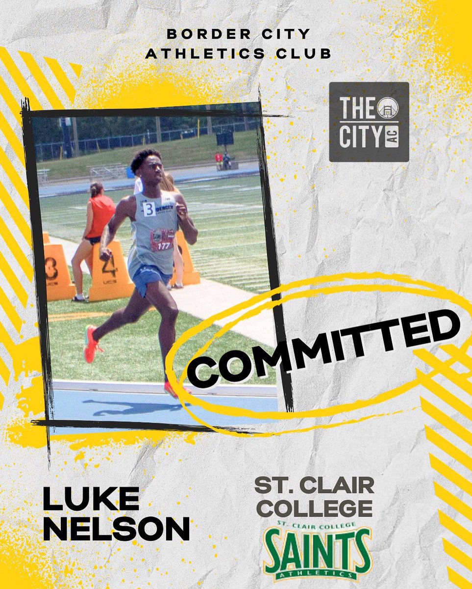 BorderCityAC (@bordercity_ac) on Twitter photo π COMMITTED π
ππ Luke continues his journey with the <a href="/stclairsaints1/">Saints Athletics</a> , bringing his speed, work ethic, and passion for the sport to the next level.
Weβre proud of the athlete and person youβve become, and we canβt wait to watch you light it up at the next stage!
#TheCityAC π COMMITTED π
ππ Luke continues his journey with the <a href="/stclairsaints1/">Saints Athletics</a> , bringing his speed, work ethic, and passion for the sport to the next level.
Weβre proud of the athlete and person youβve become, and we canβt wait to watch you light it up at the next stage!
#TheCityAC