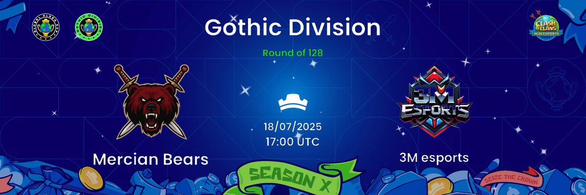 Another war, another chance for glory. Let's conquer!

Good Luck in the rd128  <a href="/quantums_bears/">Mercian Bears</a> 
<a href="/GlobalClashCup/">Global Clash Cup</a> 

#ClashOfClans #Clash