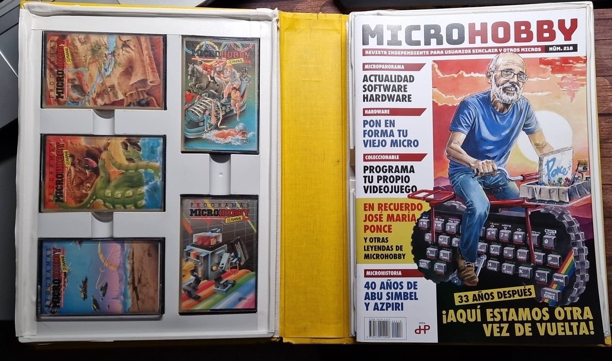 Molitronix72's tweet image. No cabe bien en esta carpeta, @MicroHobbyPapel .... para cuando la version 2025?, ya estáis tardando...