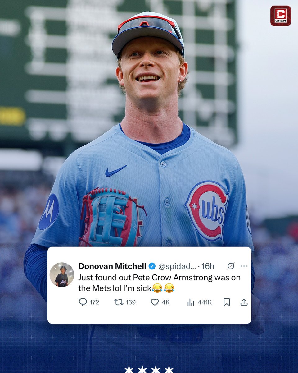 CHSN_Cubs's tweet image. PCA got Donovan Mitchell down bad 😂