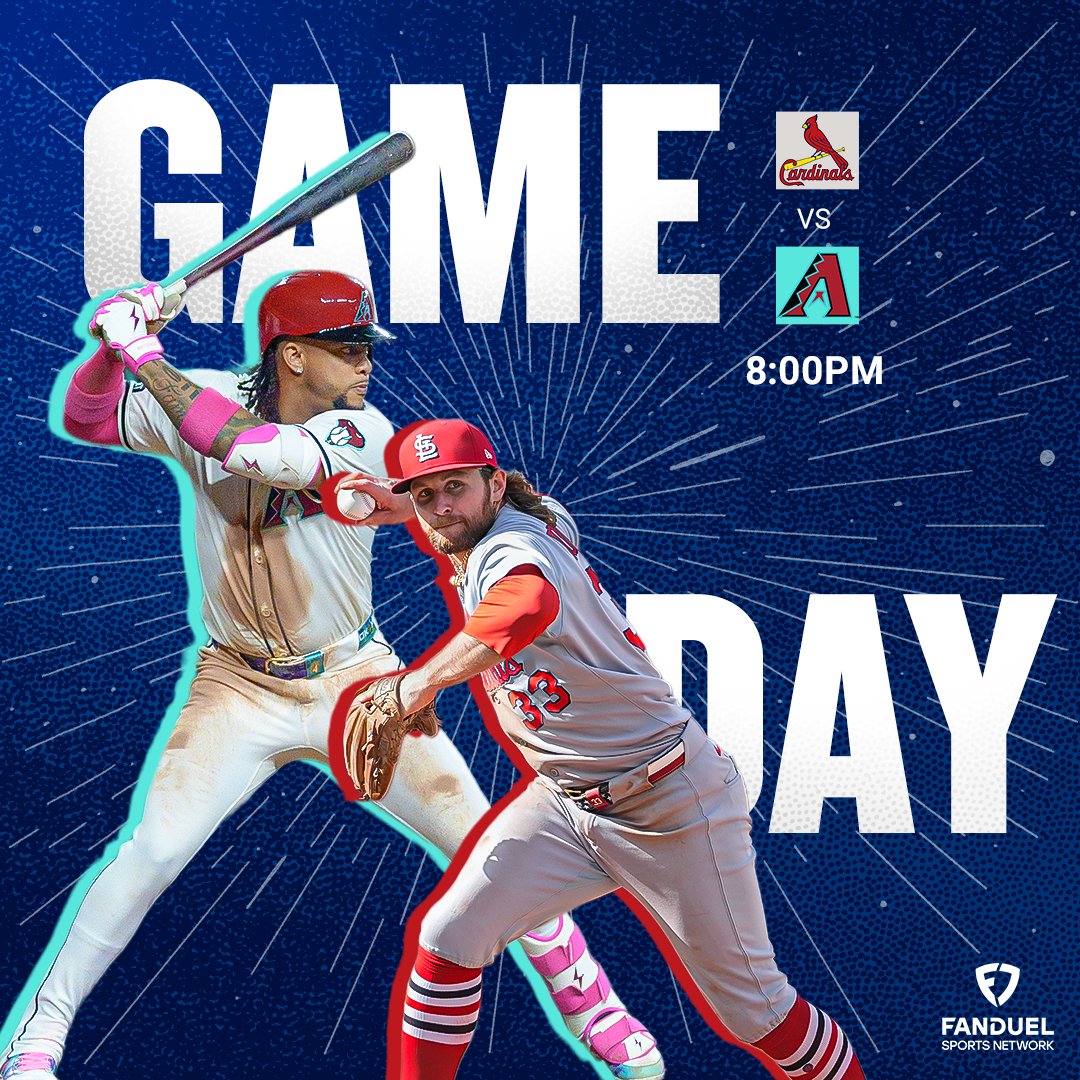 FanDuelSN_MW's tweet image. Coming back from break with a BANG! 💥
Catch the Cardinals taking on the Diamondbacks tonight at 8:00PM on FanDuel Sports Network.
#ForTheLou