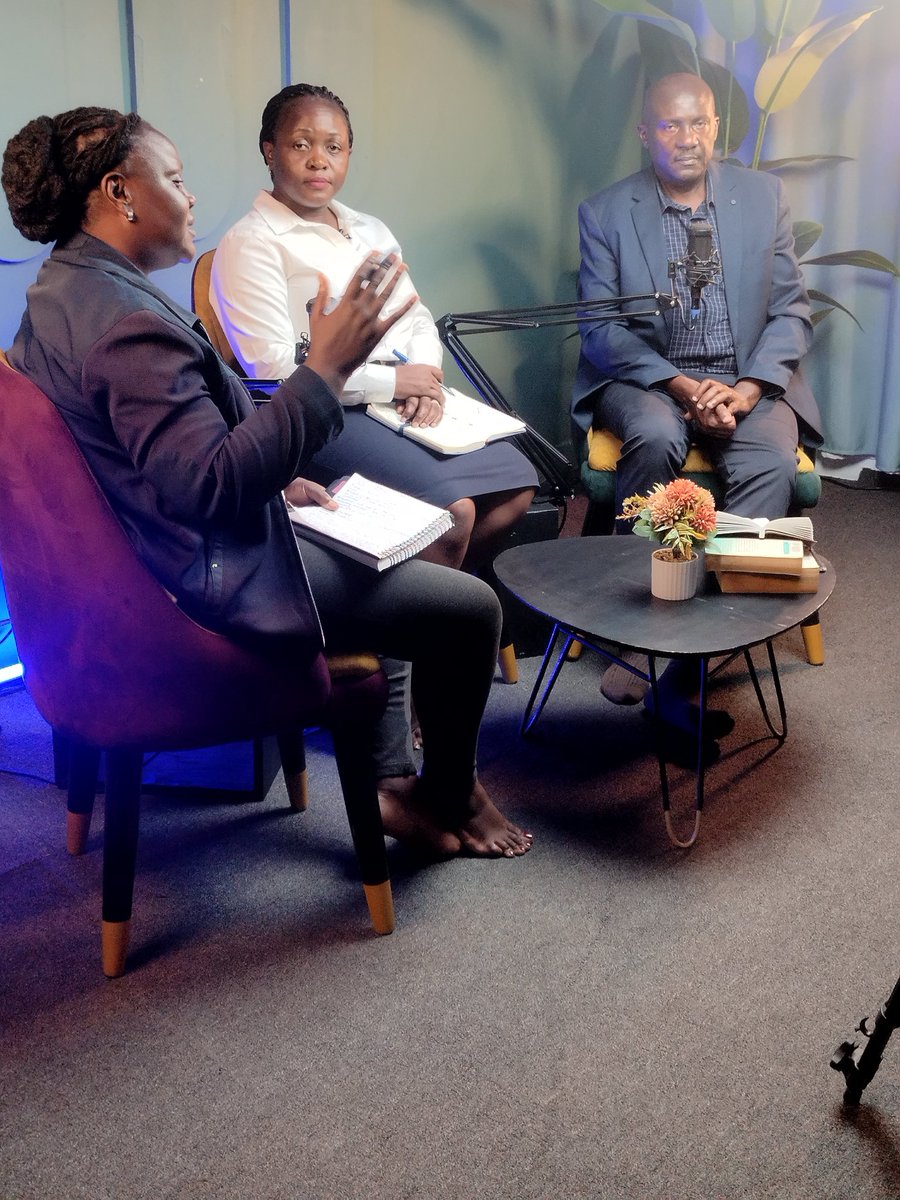 Happening Now, in the studio discussing Women and land Governance concerns with legal counsel and representation from the ministry of lands housing and urban development with support from <a href="/awdf01/">African Women's Development Fund</a>   <a href="/forWomanity/">Womanity</a>
