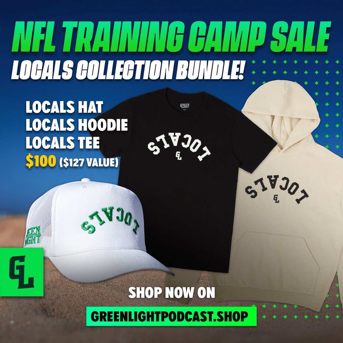 greenlight's tweet image. Shop LOCALS bundle for $100 ($127 value)
greenlightpodcast.shop/products/local…