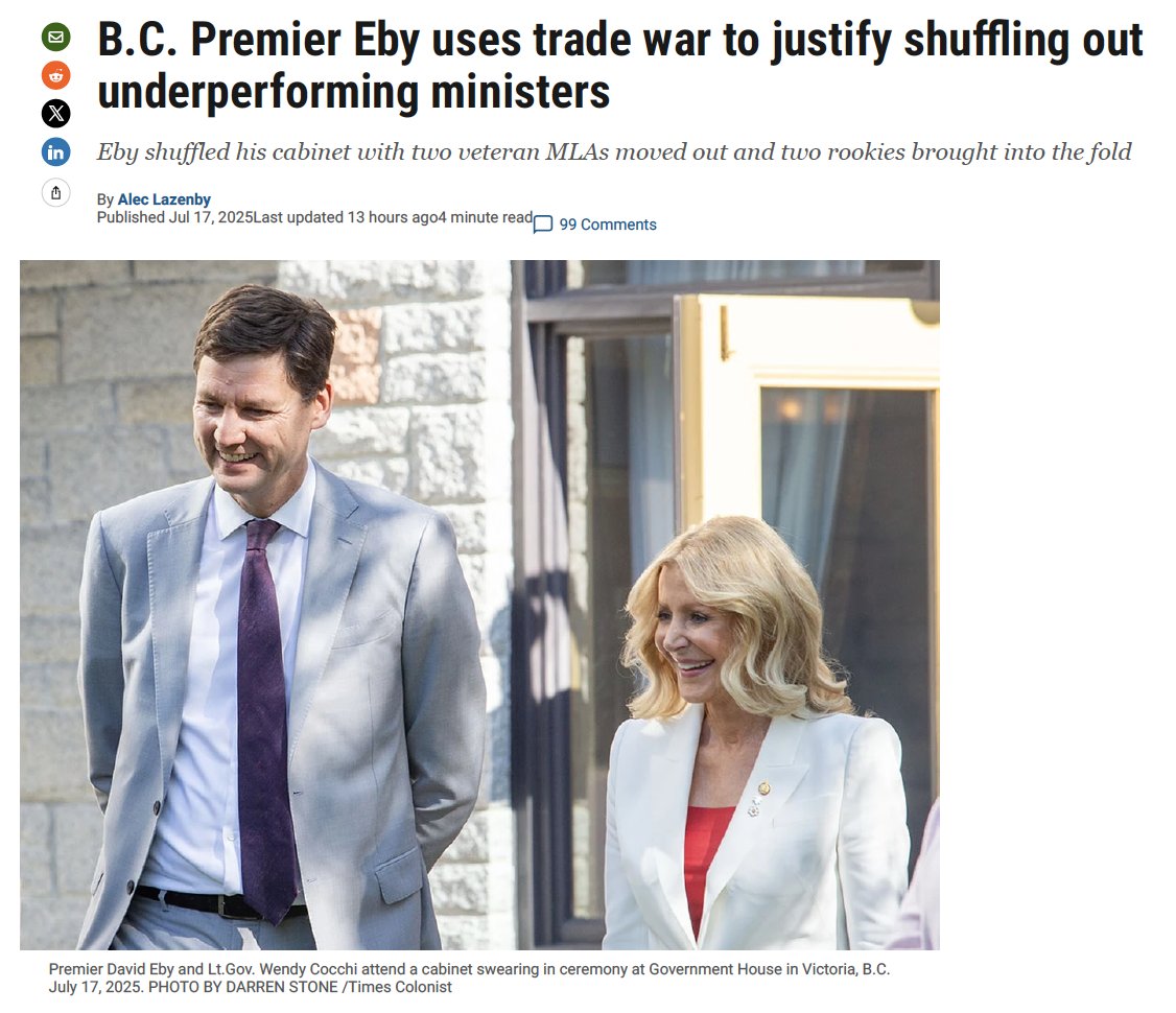 Enterprise (@entcanada) on Twitter photo "There’s a lot of uncertainty, and there are billions and billions of dollars at stake. So if jobs and the economy is the No. 1 priority of this government, you need the No. 1 fixer and your No. 1 spokesperson on that file.” -
- <a href="/mikemckinnon/">Mike McKinnon</a> on BC's recent cabinet shake-up. "There’s a lot of uncertainty, and there are billions and billions of dollars at stake. So if jobs and the economy is the No. 1 priority of this government, you need the No. 1 fixer and your No. 1 spokesperson on that file.” -
- <a href="/mikemckinnon/">Mike McKinnon</a> on BC's recent cabinet shake-up.