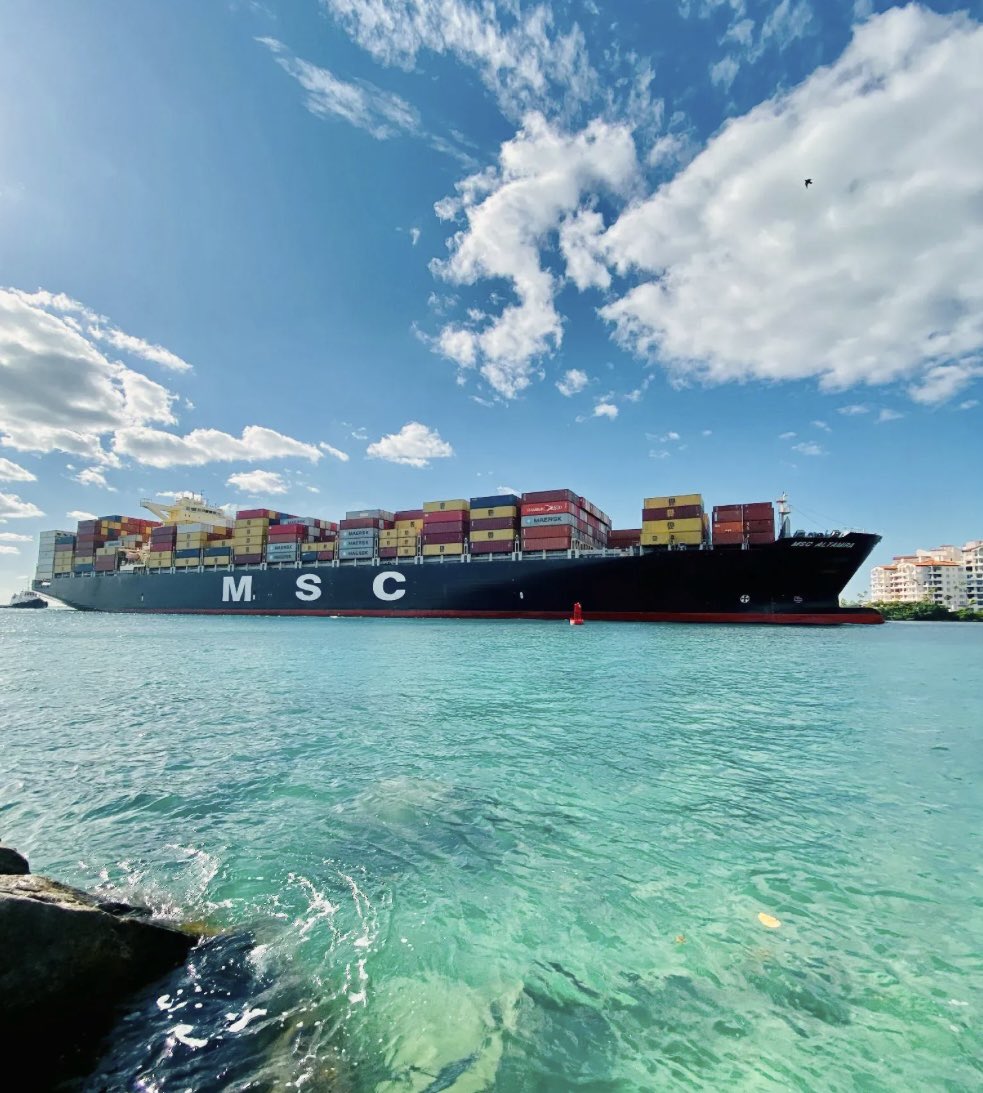 samtrottierr's tweet image. Hoy llegó nuestro barco a Miami!!🧉🌴 Finalmente llegó nuestro contenedor lleno de @YerbaCosmico! Estamos muy emocionados por que desde el primer día tuvimos este sueño: traer la yerba a Estados Unidos.
A fin de mes ya va a estar disponible en Amazon!! 🇦🇷❤️🇺🇸