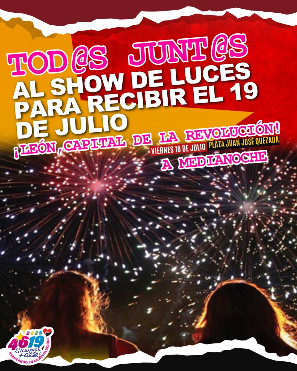 Siempre será 19 julio 
#LeonRevolucion