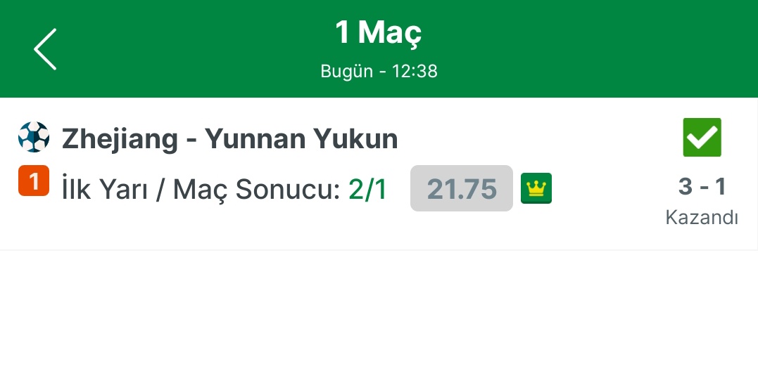 İlk paylasimda kuponumuz kazanmıştır..
Bu tarz analizler için telegram grubumuzu takipte kalın..
i̇ddaa.com #iddaa