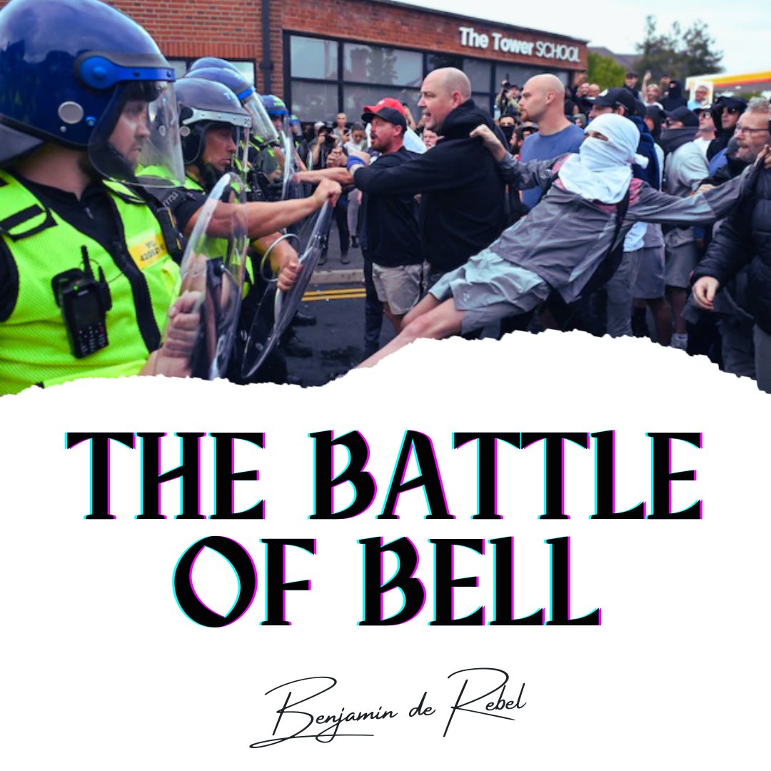 BenjaminDeRebel's tweet image. The Battle of Bell
By Benjamin de Rebel
On a hot night in July local men, women and children gathered to protest about the sexual assault of a young schoolgirl by an Ethiopian migrant from the Bell Hotel.
But this wasn’t in a deprived area of Northern England which saw similar…