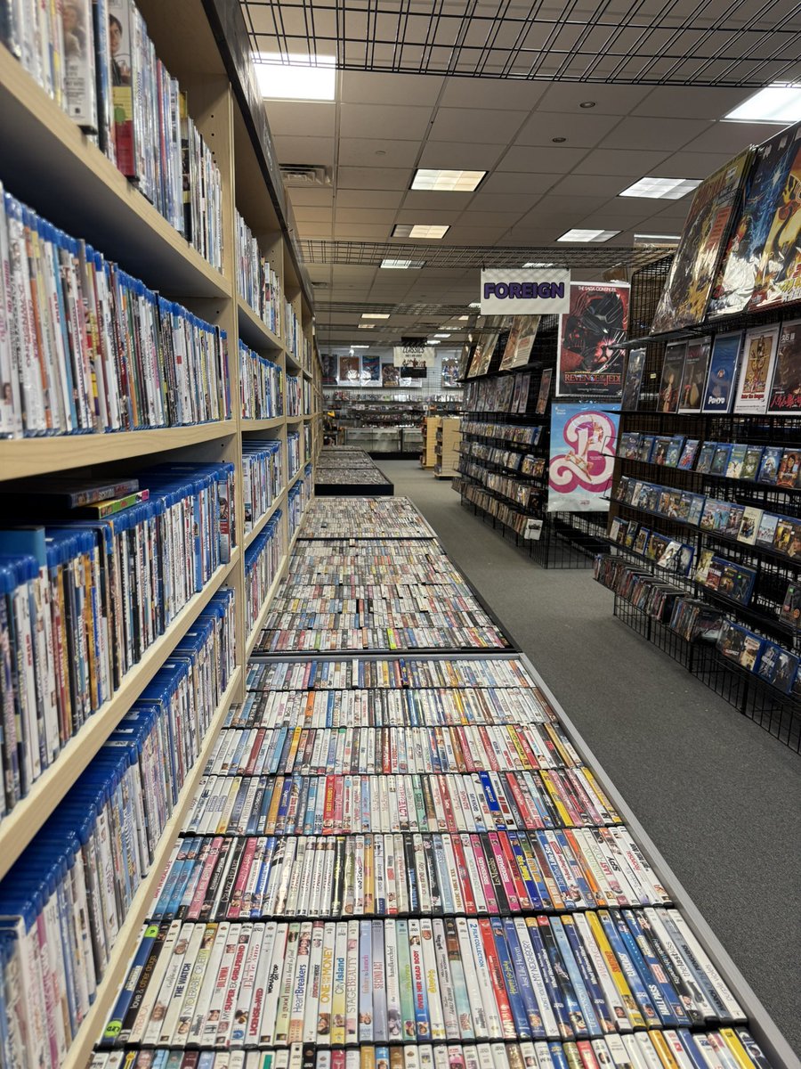 We’ve made it to another beautiful summer Friday! Remember when fridays were blockbuster nights? Those days aren’t gone! Come enjoy a day at the video store 📼