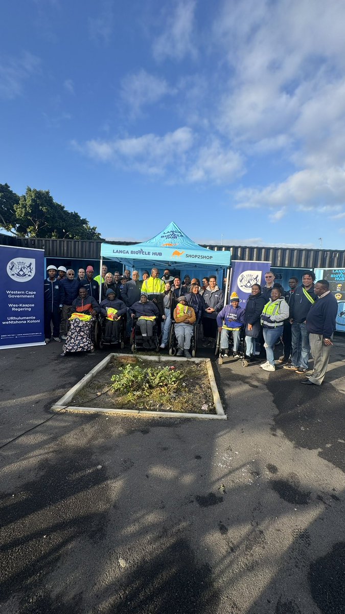 IsaacSileku's tweet image. ๐ฒ Empowering Community Safety in Langa!
As part of our Mandela Day commitment to community upliftment, we handed over safety regalia to the Langa Neighbourhood Watch at the Bicycle Hub, supporting those who protect and serve every day. Visibility saves lives! ๐ค๐ฝ
#MandelaDay2025