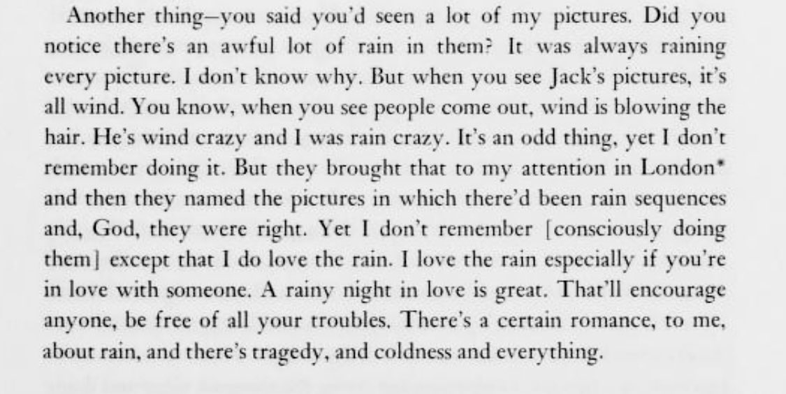 themoderns_'s tweet image. William A. Wellman on rain in his films and wind in John Ford’s films. Interview by Richard Schickel for The Men Who Made the Movies