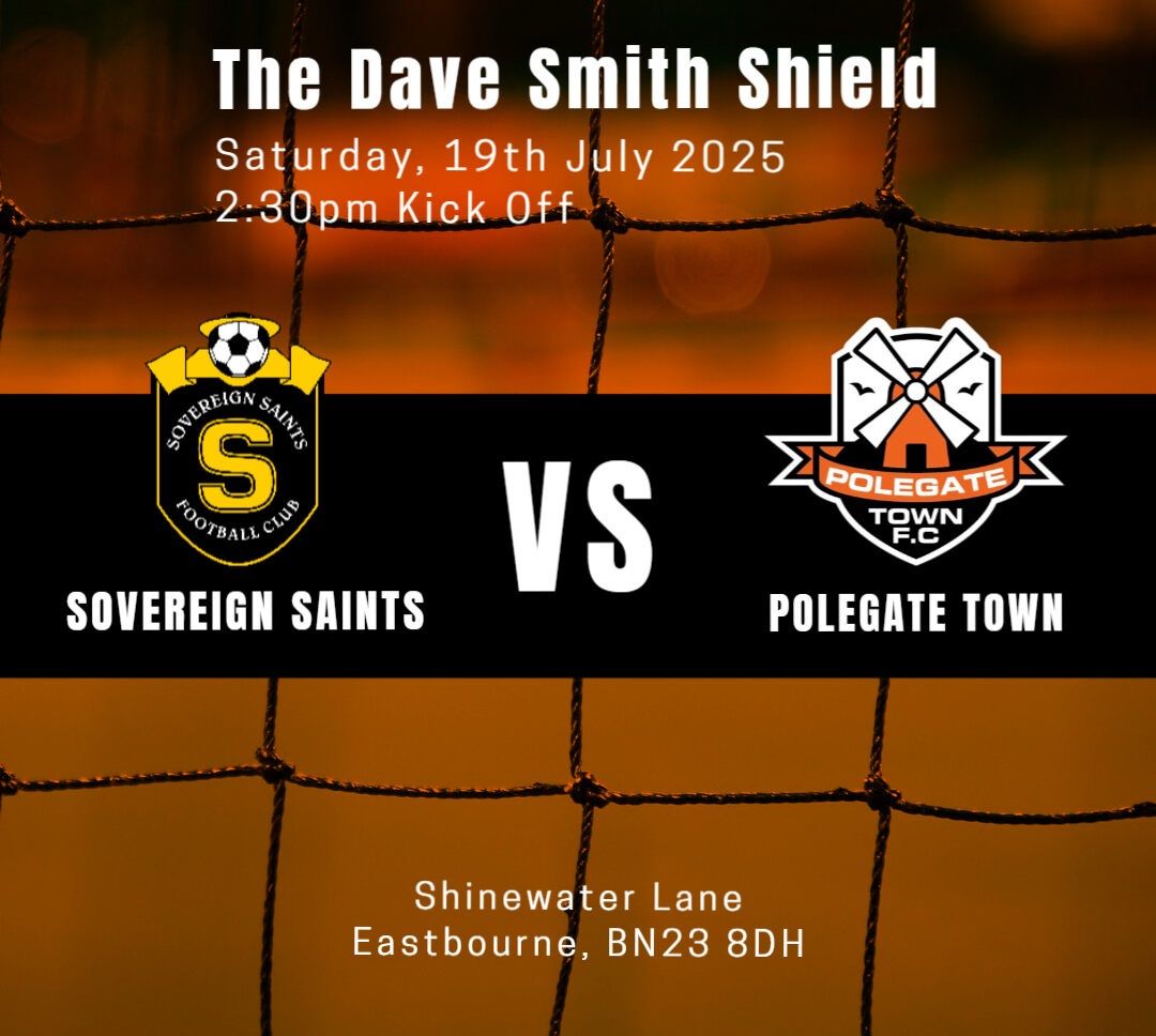 PolegateTown's tweet image. We play our annual Charity match vs Sovereign Saints in honour of Dave Smith, raising money for local charity Children With Cancer Fund. It's a 2:30pm kick off at Shinewater Lane. Any support and donations are greatly appreciated, with all match fees being donated to the charity.