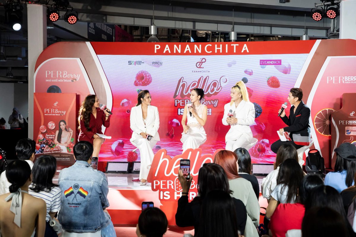 WinWinPRPlus's tweet image. 🍓 Pananchita Hello, Perberry is here 
 งานเปิดตัวผลิตภัณฑ์ไฟเบอร์เบอร์สุดปัง
จากแบรนด์ปนันท์ชิตา 🎉
.
.
ㆍบริษัท วิน วิน พีอาร์พลัส จำกัดㆍ
Line : @winwinprplus 
📞  02-048-6265

#Pananchita #Helloperberryishere 
#ซาเนียน้อย #อั้มพัชราภา #เอศุภชัย