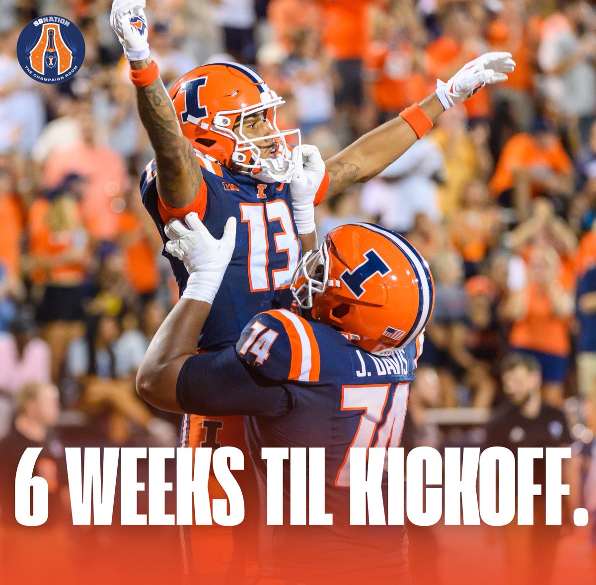 Champaign_Room's tweet image. 6 more weeks.