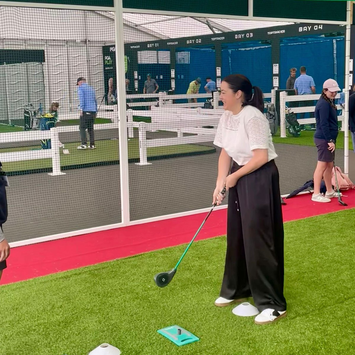 Steph_Peacock's tweet image. Wonderful to be at The Open today in Portrush. One of the highlights of the sporting calandar with over 280,000 spectators over the Championships contributing huge economic value to the local area ⛳️