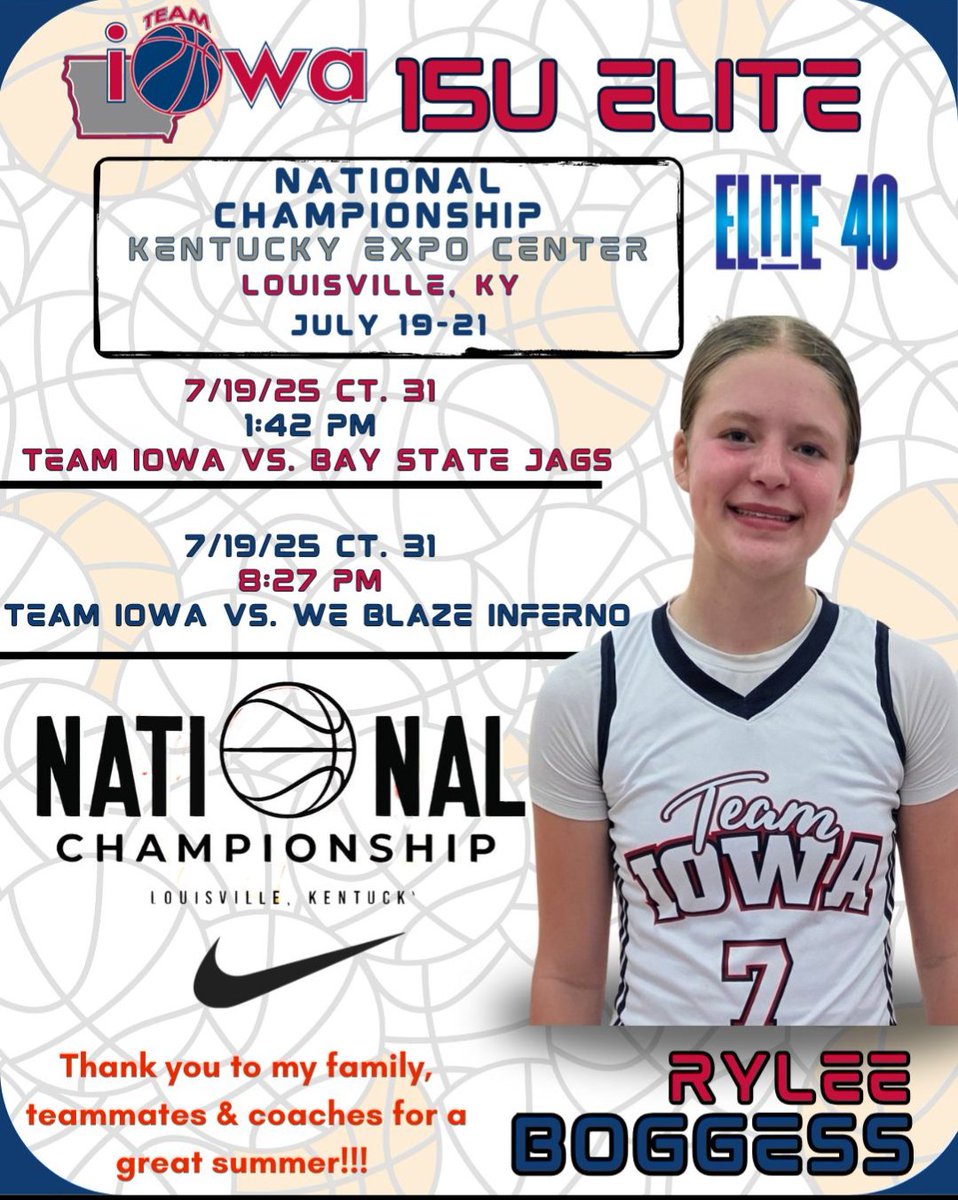 RyleeBoggess's tweet image. It&apos;s not the end!!! It&apos;s just til next time.  Thank you all the great write ups @NE2KHoops @PGHBrooks @JrAllStarBB @FiveStateHoops 
Thanks to my coaches @DonnieDobbs34 @TinaCushman4 @mad9701

Thanks to my parents, my sister, and my girls!!!! @Team_Iowa...love you!!