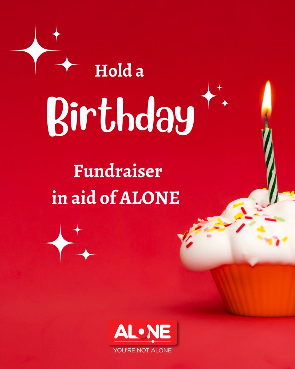 ALONE_IRELAND's tweet image. Do you have a birthday coming up? 

Consider supporting ALONE’s work with older people by creating a birthday fundraiser for donations instead of birthday gifts this year. 

Follow this link to celebrate by helping us to enable older people to age at home idonate.ie/forms/birthday…