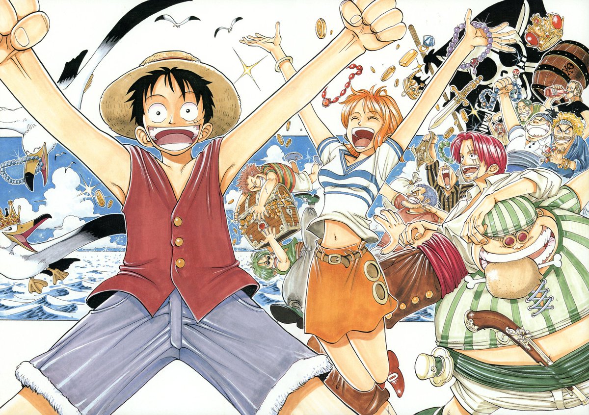 MontCorvo_Off's tweet image. Il y a 28 ans, jour pour jour, le monde decouvrait pour la toute première fois ONE PIECE ! 👑