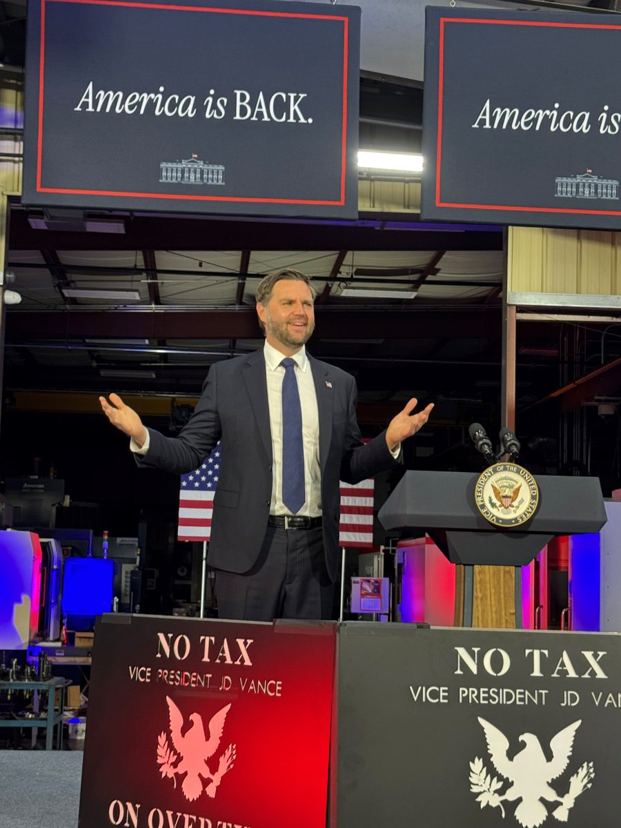 SenatorGebhard's tweet image. It was an honor to welcome @VP J.D. Vance to Pennsylvania this week, while he visited Don’s Machnine Shop in West Pittston to discuss the #onebigbeautifulbill and the tax deductions it contains, along with pro-energy policies that benefit Pennsylvania. #PA #Energy