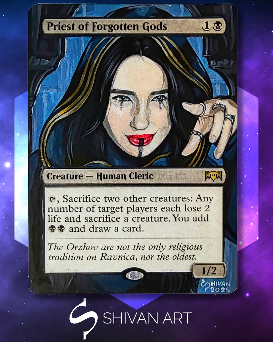 ShivanArt๐RC Bologna with FanFinity (@shivanart) on Twitter photo ๐จPriest of Forgotten Gods - <a href="/CardmarketMagic/">Cardmarket-Magic</a> Collab - Alter ny Shivan
๐Hereโs the FOURTH addition to the CardMarket PartyBox:
<a href="/Ashlizzlle_/">The Ash Lizard</a>
โจGolden details
๐Vivid Red Lips
๐ Distressed Makeup
Part 5 incoming๐
#mtg #mtgalter #partycube #ashlizzlle #cardmarket ๐จPriest of Forgotten Gods - <a href="/CardmarketMagic/">Cardmarket-Magic</a> Collab - Alter ny Shivan
๐Hereโs the FOURTH addition to the CardMarket PartyBox:
<a href="/Ashlizzlle_/">The Ash Lizard</a>
โจGolden details
๐Vivid Red Lips
๐ Distressed Makeup
Part 5 incoming๐
#mtg #mtgalter #partycube #ashlizzlle #cardmarket