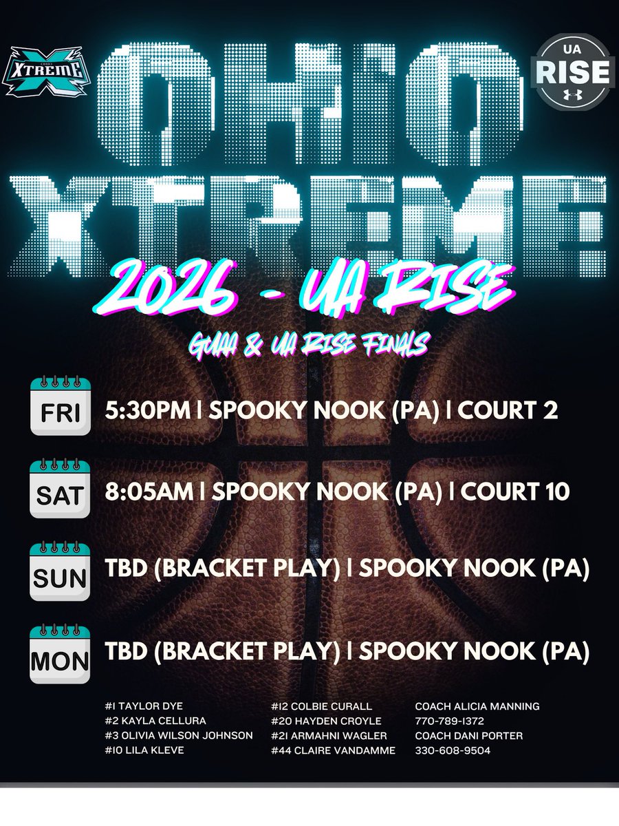 Our spooky Nook schedule!! Hope to see you there!
