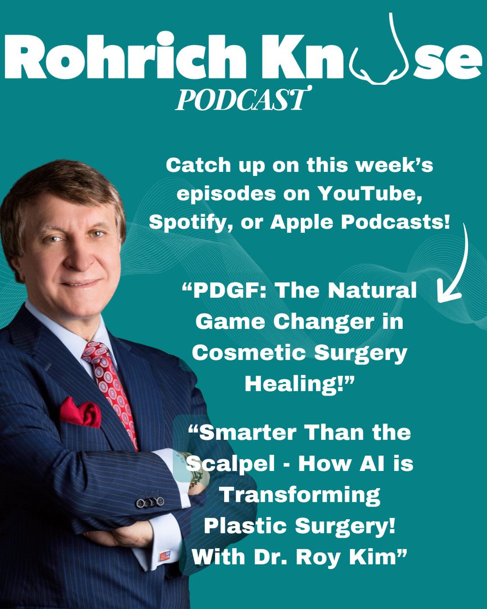DrRodRohrich's tweet image. Miss any of our episodes this week? Catch up now!
youtube.com/@DrRodRohrich