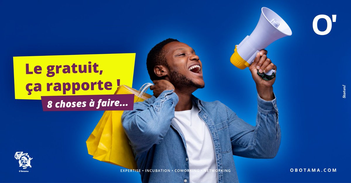 Google et Facebook ont tout offert gratuitement au début afin de devenir indispensables. C’est ça, le freemium.
Chez <a href="/OBotama_aic/">OBotama</a> , on offre aussi des ressources gratuites aux porteurs de projets. Et quand le besoin grandit, on propose des services pro.
À lire mercredi
#Freemium