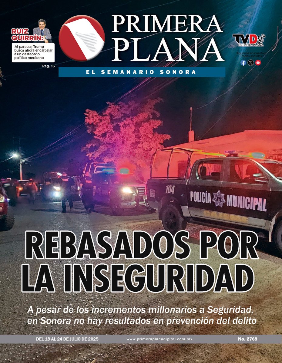 🔴💻📰#DePrimeraMano No te pierdas tu "Semanario Primera Plana" con reportajes, entrevistas, artículos y noticias "De Primera Mano"

👇👇Síguenos:
primeraplanadigital.com.mx/edicion-digita…