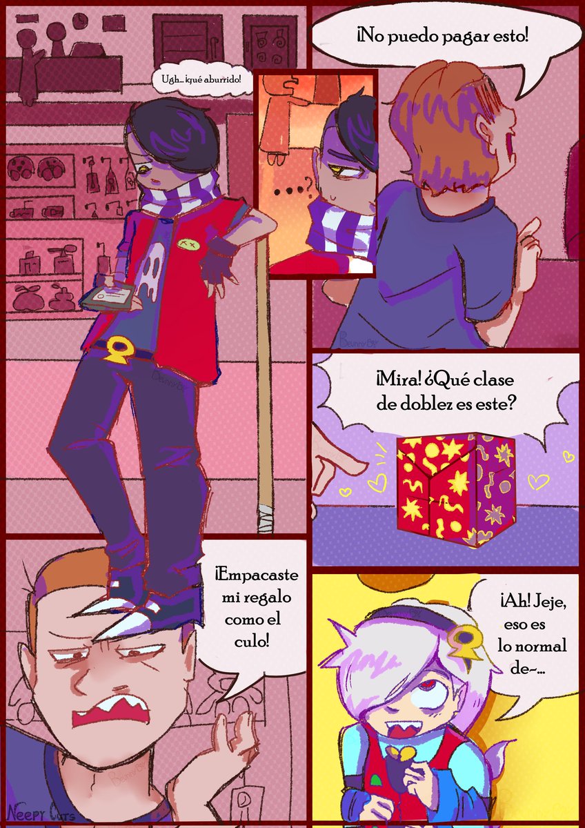 NeepyCuts's tweet photo. Cicatrices del Trabajo: Una historia sobre Colette, Edgar y las dificultades del comercio minorista.
Fan Cómic COMPLETO de Brawl Stars.
Idioma: Español
Página 1
#coledgar #edlette #colgar #fanart #GiftShopTrio #griff #BrawlStarscomic #griff #colettexedgar https://t.co/Gilpb0mdeB