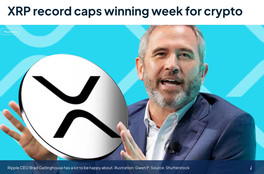 (1) XRP breaking its 2018 record capped what has been an absolutely insane week in crypto. Luckily, the <a href="/DLNewsInfo/">DL News</a> team was here to cover the most important stories.