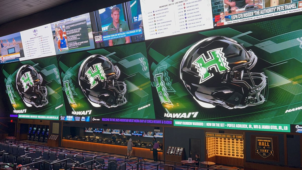 Ku'ulei (@kuuleiagbayani) on Twitter photo Good morning, beautiful people! We've got a PACKED show for you this Aloha Friday morning to close out Mountain West Media Days week.
Hear from #HawaiiFB HC Timmy Chang, SJSU HC Ken Niumatalolo, UHAD Matt Elliott + more.
Listen live at 8a HT on <a href="/HIsportsradio/">Hawai'i Sports Radio</a> 🤙🏈 Good morning, beautiful people! We've got a PACKED show for you this Aloha Friday morning to close out Mountain West Media Days week.
Hear from #HawaiiFB HC Timmy Chang, SJSU HC Ken Niumatalolo, UHAD Matt Elliott + more.
Listen live at 8a HT on <a href="/HIsportsradio/">Hawai'i Sports Radio</a> 🤙🏈