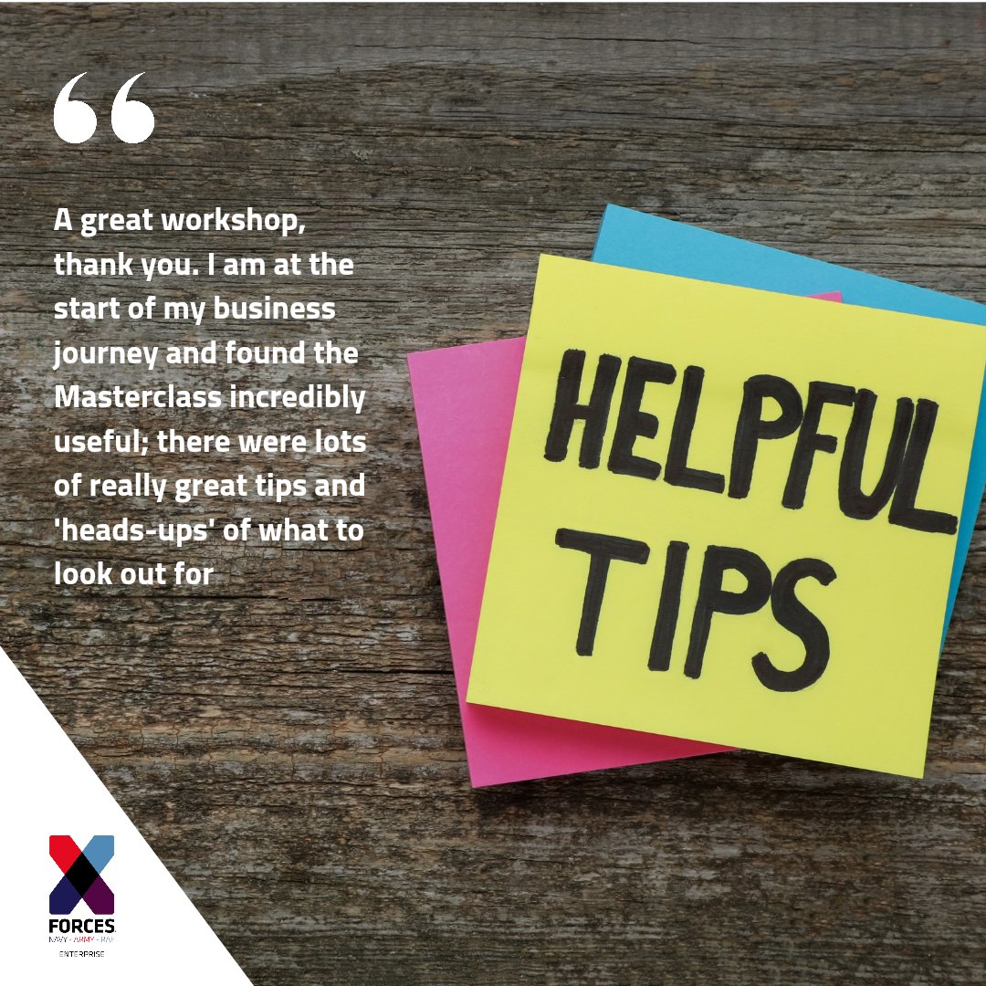 We love hearing from entrepreneurs in the Armed Forces community whose journeys we support through training, mentoring, funding, and networking.

If you have a brilliant idea for a business but are unsure how to proceed, get in touch at bit.ly/2t2Vw0f | #FeedbackFriday