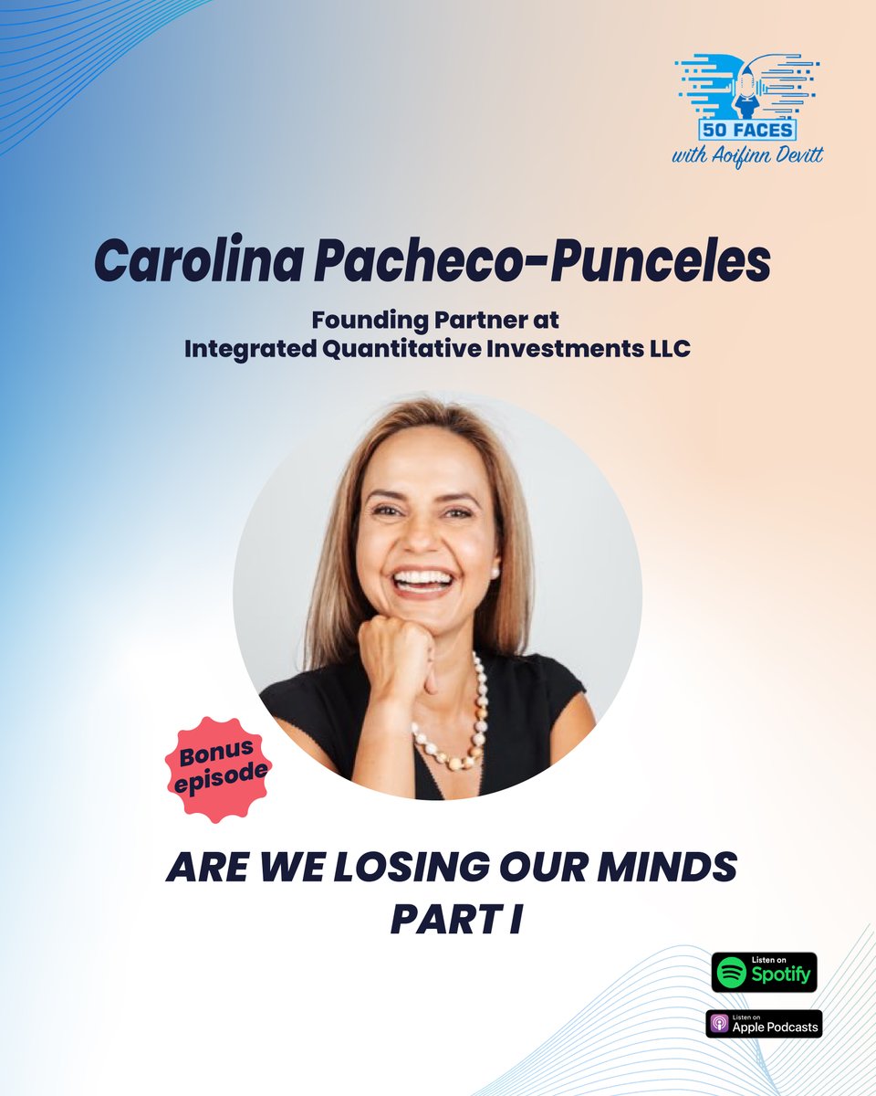 🧠Are we slipping in our intellectual abilities?
🧠Have we lost the ability to read, reason, analyze, and more importantly pay attention?

Carolina Pacheco-Punceles is a Behavioral Economist, AI Survival Kit Creator, Executive Function Strategist 

f.mtr.cool/dofmtczuqn