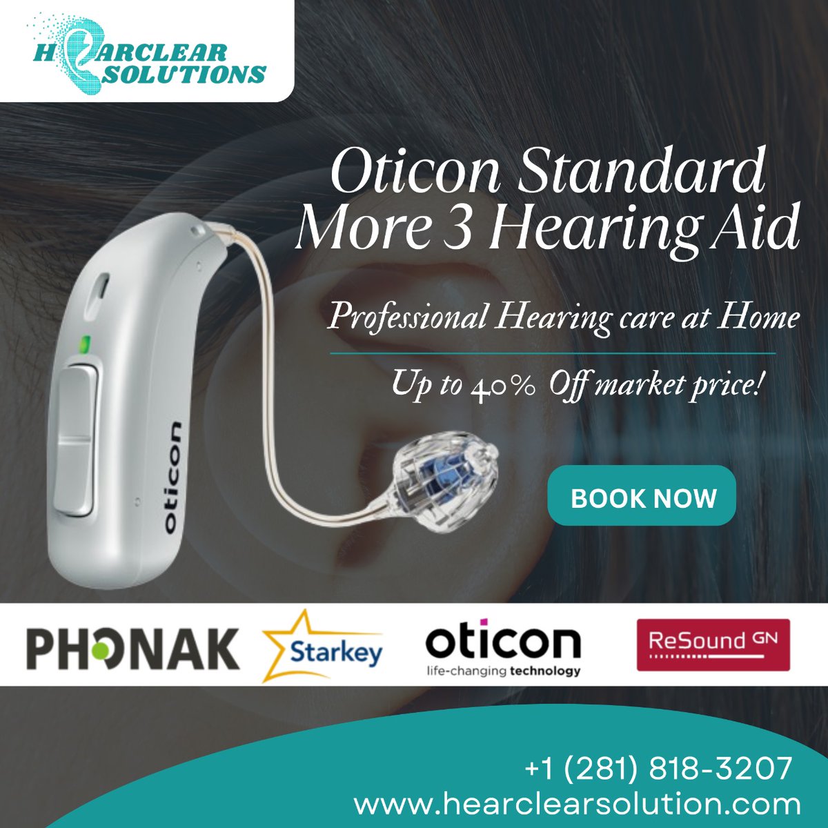 🔊Hear Better in Houston with Oticon More 3  | Hearclear Solutions
🎧Advanced hearing. At-home care.
💥Save up to 40% OFF – Limited Time!
📞+1 (281) 818-3207
🌐shorturl.at/mvCZf
🦻Trusted. Professional. Life-changing.
#OticonMore3 #HearClearSolutions #HoustonTX #Oticon
