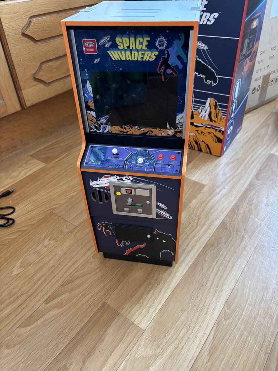AndyKurosaki (@andykurosaki) on Twitter photo My Space Invaders machine that I won from <a href="/Quarter_Arcades/">Quarter Arcades</a> just arrived. And it absolutely rules. Excellent quality, highly recommend it! My Space Invaders machine that I won from <a href="/Quarter_Arcades/">Quarter Arcades</a> just arrived. And it absolutely rules. Excellent quality, highly recommend it!