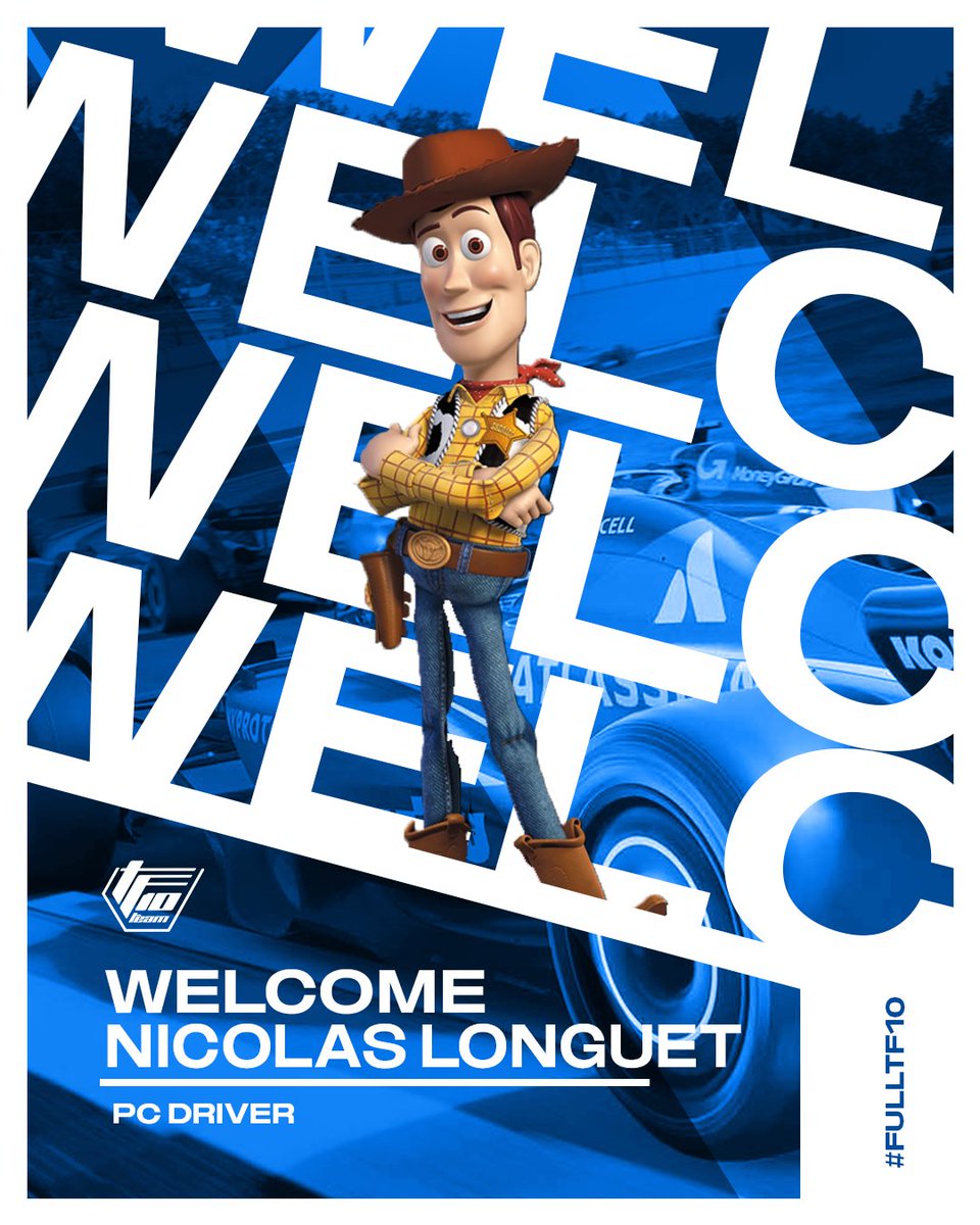 SIGNING | <a href="/NicolasLonguet/">Nicolas Longuet</a>

The multiple F1 Esports Race Winner and Constructors Champion joins his brother <a href="/Matteo_Longuet/">matte</a> at TF10!

Nico will help the team fighting for victories in events like EOR!

Welcome Nico!💙

#FullTF10