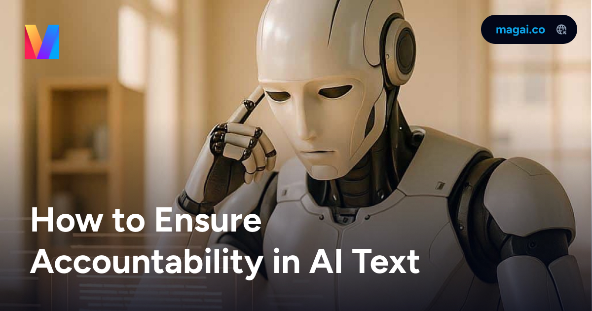 📊 93.8% of news consumers expect transparency about AI use. Learn how to build trust through clear disclosure and effective governance in our latest guide: magai.co/how-to-ensure-…