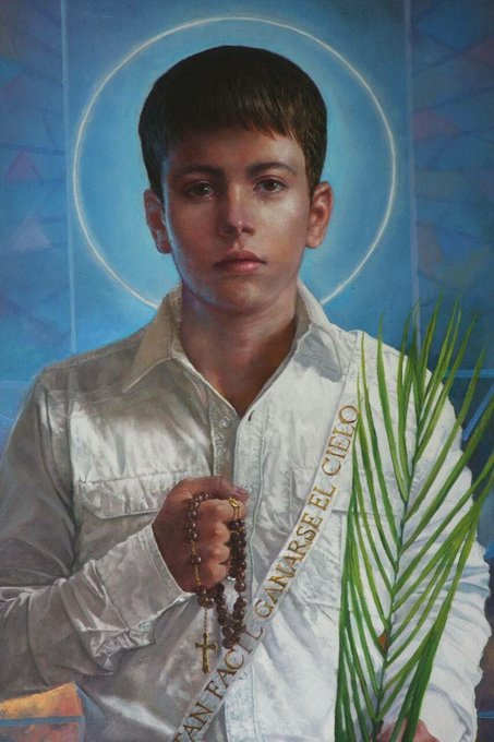 trad_west_'s tweet photo. He was only 14 years old. His last words were: "¡Viva Cristo Rey!".

This is the story of St. José Luis Sánchez del Río.

The boy who was martyred for saying: "Christ is King" - a 🧵✝️🇲🇽 https://t.co/t6xoB6DaIB